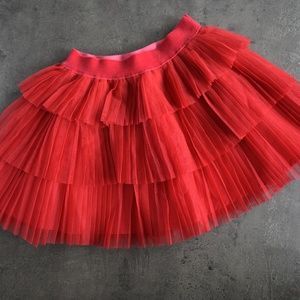 Mayoral Red Christmas Skirt